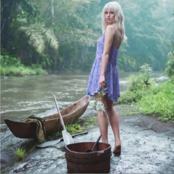 Vintage Spell Wildflower Mini Dress Size Medium - Picture 4 of 15